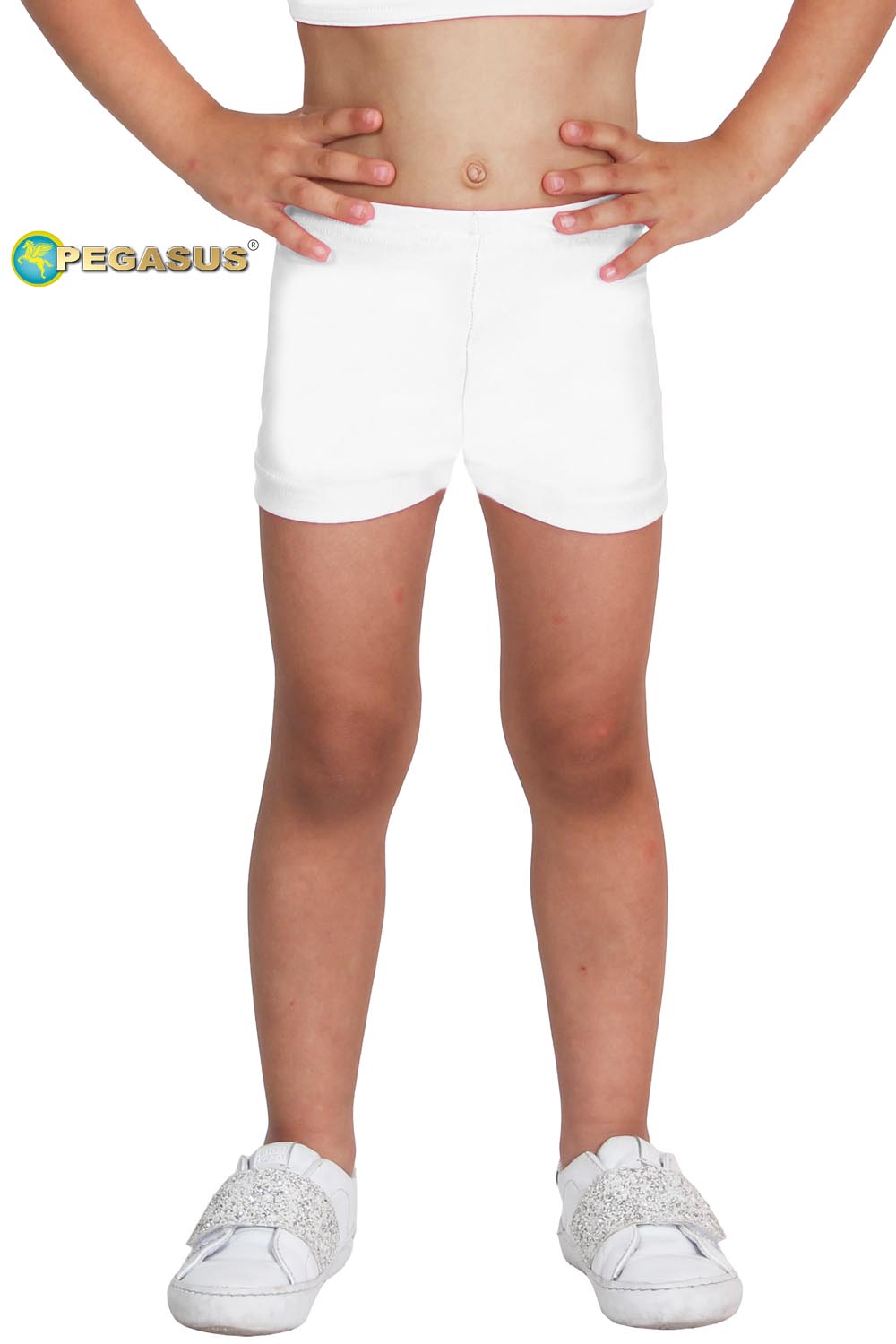 SHORT DANZA LYCRA BIANCO BABY
